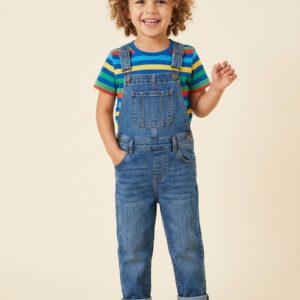 Kids Denim Dungarees